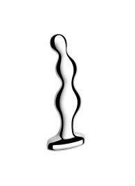 Стальной анальный фаллоимитатор для простаты Stainless Steel Anal Beads - 13 см. - b-Vibe - в Люберцах купить с доставкой