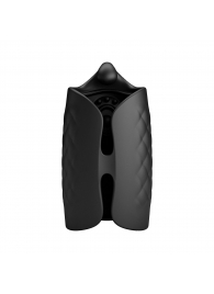 Черный мастурбатор с вибростимуляцией головки Black Glans Trainer - Baile - в Люберцах купить с доставкой