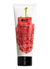 Лубрикант на водной основе OYO Aroma Gel Raspberry с ароматом малины - 75 мл. - OYO - купить с доставкой в Люберцах