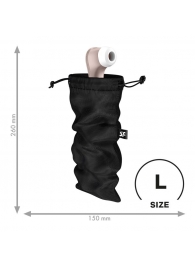 Черный мешочек для хранения игрушек Treasure Bag L - Satisfyer - купить с доставкой в Люберцах