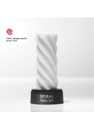 Белый 3D мастурбатор SPIRAL - Tenga - в Люберцах купить с доставкой