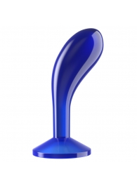 Синяя анальная втулка Flawless Clear Prostate Plug 6.0 - 15 см. - Lovetoy - в Люберцах купить с доставкой