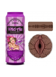 Коричневый мастурбатор-вагина Pleasure Brew Masturbator-Wild Ale в банке - Lovetoy - в Люберцах купить с доставкой