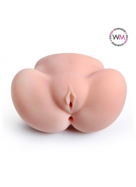 Реалистичный мастурбатор с двумя функциональными отверстиями - Erowoman-Eroman - в Люберцах купить с доставкой