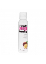 Массажная хрустящая пенка Tickle my body с ароматом маракуйи - 150 мл. - Love to Love - купить с доставкой в Люберцах