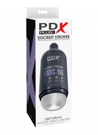 Мастурбатор в бутылке Shower Therapy Deep Cream - Pipedream - в Люберцах купить с доставкой
