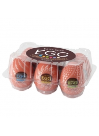 Набор из 6 мастурбаторов-яиц Tenga Egg Variety Pack V - Tenga - в Люберцах купить с доставкой