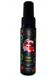 Спрей для горла Deep Throat с десенсибилизирующим эффектом и вкусом клубники - 50 мл. - БиоМед - купить с доставкой в Люберцах