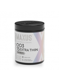 Экстремально тонкие презервативы MAXUS 003 Extra Thin - 15 шт. - Maxus - купить с доставкой в Люберцах