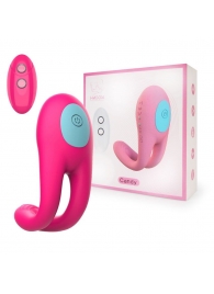 Розовое виброкольцо с пультом ДУ - I-MOON - в Люберцах купить с доставкой