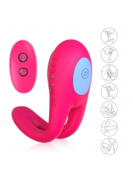 Розовое виброкольцо с пультом ДУ - I-MOON - в Люберцах купить с доставкой