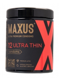 Ультратонкие презервативы MAXUS Ultra Thin - 12 шт. - Maxus - купить с доставкой в Люберцах