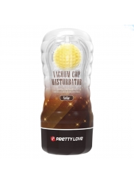 Прозрачный текстурированный мастурбатор Vacuum Cup Masturbator Stellar - Baile - в Люберцах купить с доставкой