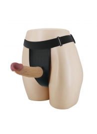 Полый страпон на регулируемых трусиках Houston - 17,5 см. - Baile - купить с доставкой в Люберцах