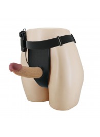 Полый вибрострапон на регулируемых трусиках Draven - 17,5 см. - Baile - купить с доставкой в Люберцах