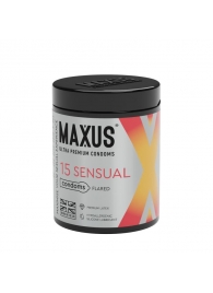 Анатомические презервативы MAXUS Sensual - 15 шт. - Maxus - купить с доставкой в Люберцах