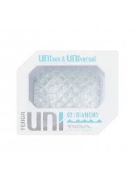 Прозрачный мастурбатор-стимулятор Tenga Uni Diamond - Tenga - в Люберцах купить с доставкой