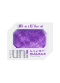Фиолетовый мастурбатор-стимулятор Tenga Uni Amethyst - Tenga - в Люберцах купить с доставкой