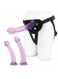 Тренировочный набор с тремя насадками Pegging Training Set - Lux Fetish - купить с доставкой в Люберцах