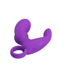 Фиолетовый вибромассажёр для массажа простаты Cayla - 11,2 см. - Baile - в Люберцах купить с доставкой