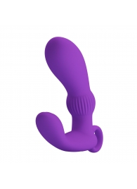 Фиолетовый вибромассажёр для массажа простаты Cayla - 11,2 см. - Baile - в Люберцах купить с доставкой