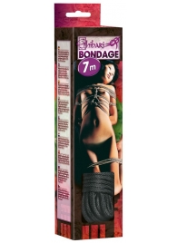 Чёрная веревка для связывания - 700 см. - Orion - купить с доставкой в Люберцах