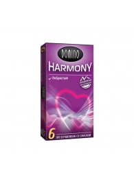 Презервативы с рёбрышками Domino Harmony - 6 шт. - Domino - купить с доставкой в Люберцах