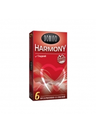 Гладкие презервативы Domino Harmony - 6 шт. - Domino - купить с доставкой в Люберцах