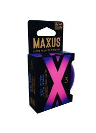 Презервативы Maxus XXL увеличенного размера - 3 шт. - Maxus - купить с доставкой в Люберцах