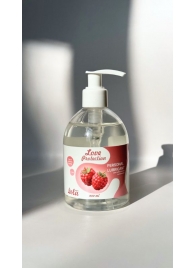 Лубрикант на водной основе Love Protection Raspberry с ароматом малины - 300 мл. - Lola Games - купить с доставкой в Люберцах