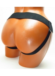 Трусики для страпона коричневого цвета - БДСМ Арсенал - купить с доставкой в Люберцах
