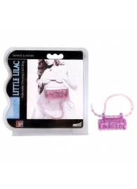 Эрекционное кольцо с вибратором LITTLE LILAC - Dream Toys - в Люберцах купить с доставкой