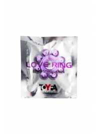 Мягкая фиолетовая гелевая насадка - Toyfa Basic - в Люберцах купить с доставкой