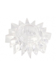 Прозрачное гелевое эрекционное кольцо-солнце - Toyfa Basic - в Люберцах купить с доставкой