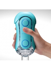 Голубой мастурбатор Tenga Flip ORB Ocean - Tenga - в Люберцах купить с доставкой