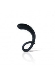 Черный массажер простаты Curving Curt - 13 см. - MyStim - купить с доставкой в Люберцах