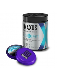 Гладкие презервативы Maxus G spot с двойной спиралью - 15 шт. - Maxus - купить с доставкой в Люберцах