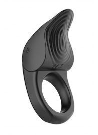 Черное эрекционное виброкольцо Vibro Lust Ring - MALESATION - в Люберцах купить с доставкой