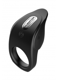 Черное эрекционное виброкольцо Vibro Lust Ring - MALESATION - в Люберцах купить с доставкой