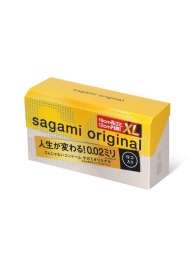 Презервативы увеличенного размера Sagami Original 0.02 XL-size - 12 шт. - Sagami - купить с доставкой в Люберцах