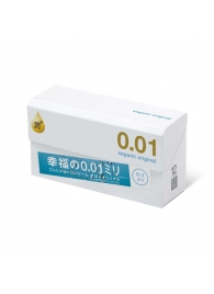 Увлажнённые презервативы Sagami Original 0.01 Extra Lub - 12 шт. - Sagami - купить с доставкой в Люберцах