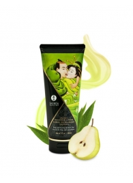 Массажный крем для тела с ароматом груши и зелёного чая Pear   Exotic Green Tea - 200 мл. - Shunga - купить с доставкой в Люберцах