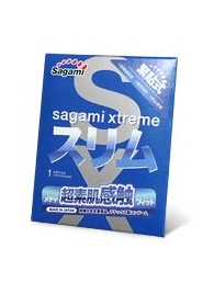 Презерватив Sagami Xtreme FEEL FIT 3D - 1 шт. - Sagami - купить с доставкой в Люберцах