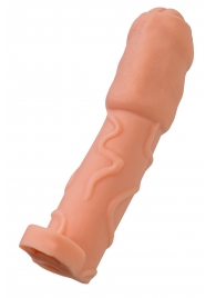 Телесная удлиняющая насадка - 16 см. - ToyFa - в Люберцах купить с доставкой