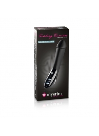 Вибратор с электростимуляцией Tickling Truman Black Edition - 27 см. - MyStim - купить с доставкой в Люберцах