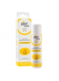 Силиконовый лубрикант с жожоба pjur MED Soft glide - 100 мл. - Pjur - купить с доставкой в Люберцах