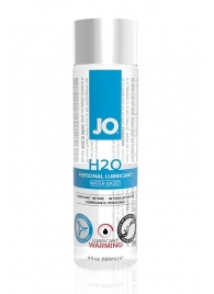 Возбуждающий лубрикант на водной основе JO Personal Lubricant H2O Warming - 120 мл. - System JO - купить с доставкой в Люберцах