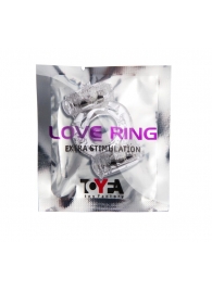 Прозрачное виброкольцо с двумя вибропульками - Toyfa Basic - в Люберцах купить с доставкой