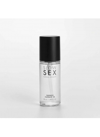 Съедобное cогревающее массажное масло Slow Sex - 50 мл. - Bijoux Indiscrets - купить с доставкой в Люберцах