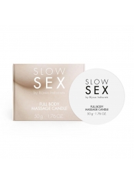 Массажная свеча для всего тела Slow Sex - 50 гр. - Bijoux Indiscrets - купить с доставкой в Люберцах